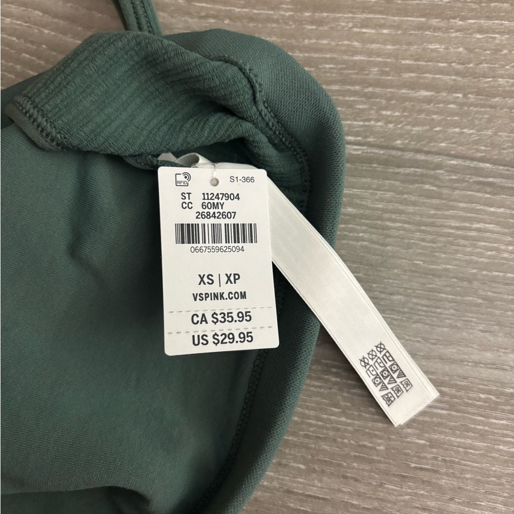 PINK Victoria's Secret Deep Green Top - Picture 5 of 5